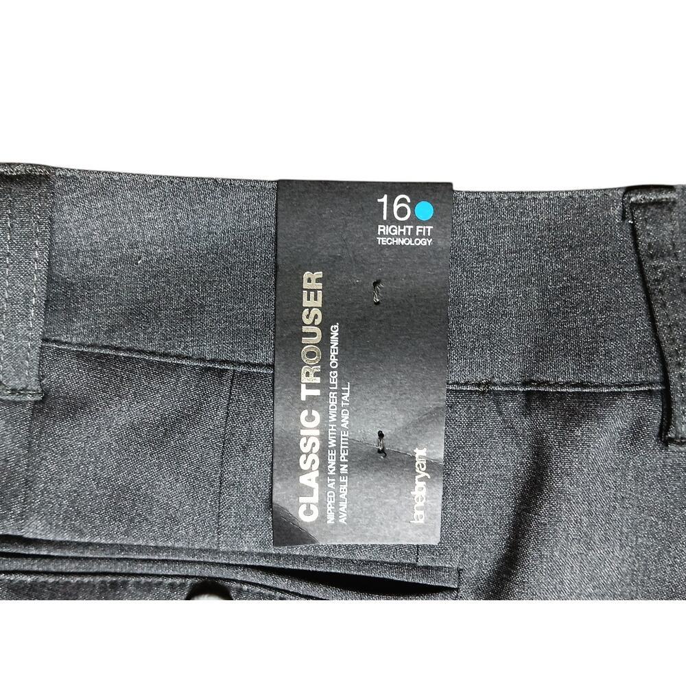 New Lane Bryant Gray Dress Pants Size 16 Average Women’s Career Trousers - Picture 11 of 15
